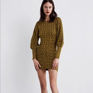 🆕NWT Zara Draped Knit Dress